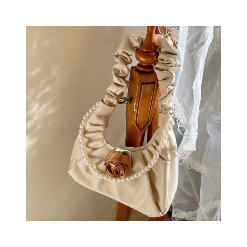 JIAERDI Fairycore Aesthetic Underarm Bag Women Hot Girls Vintage Rose Flower Pearl Y2k Handbag Ladies Harajuku Sweet Handbag New
JIAERDI Fairycore Aesthetic Underarm Bag Women Hot Girls Vintage Rose Flower Pearl Y2k Handbag Ladies Harajuku Sweet Handbag New