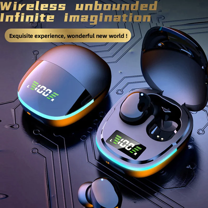 G9S Air Fone Wireless Bluetooth Headset Hearing aid Full Touch noise-cancelling Sports headset Wireless headset with microphone
G9S Air Fone Wireless Bluetooth Headset Hearing aid Full Touch noise-cancelling Sports headset Wireless headset with microphone