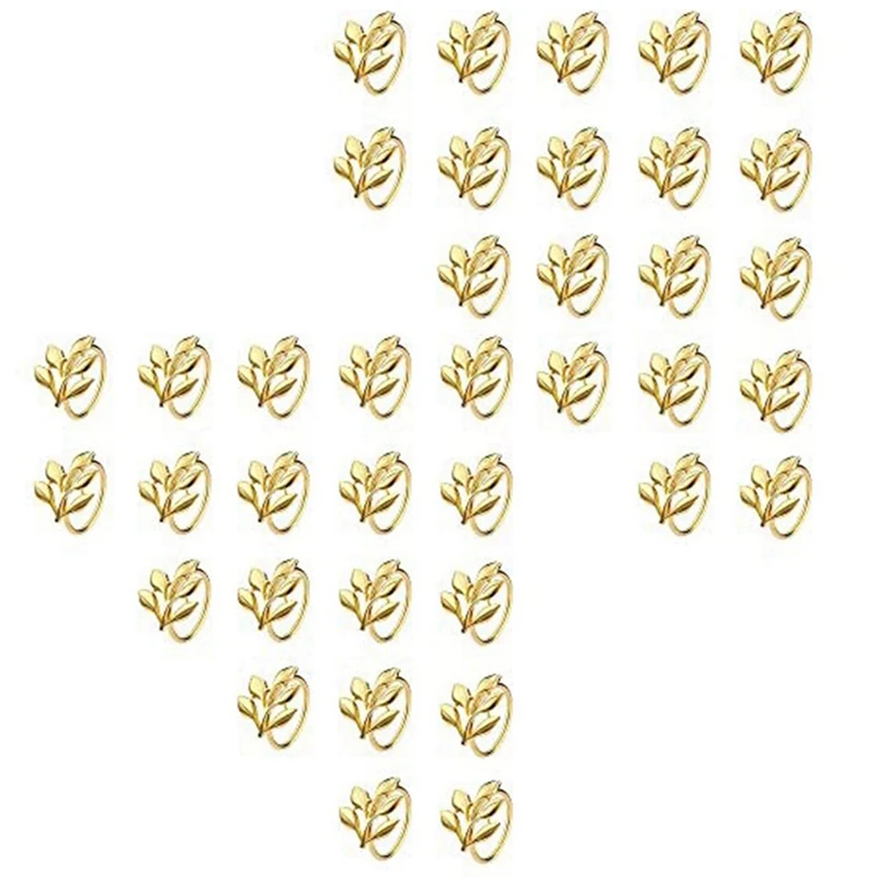 Promotion! 40Pcs Gold Leaf Napkin Rings - Gold Napkin Ring For Table Napkins - Holiday Napkin Rings Fall Napkin Rings For Party
Promotion! 40Pcs Gold Leaf Napkin Rings - Gold Napkin Ring For Table Napkins - Holiday Napkin Rings Fall Napkin Rings For Party