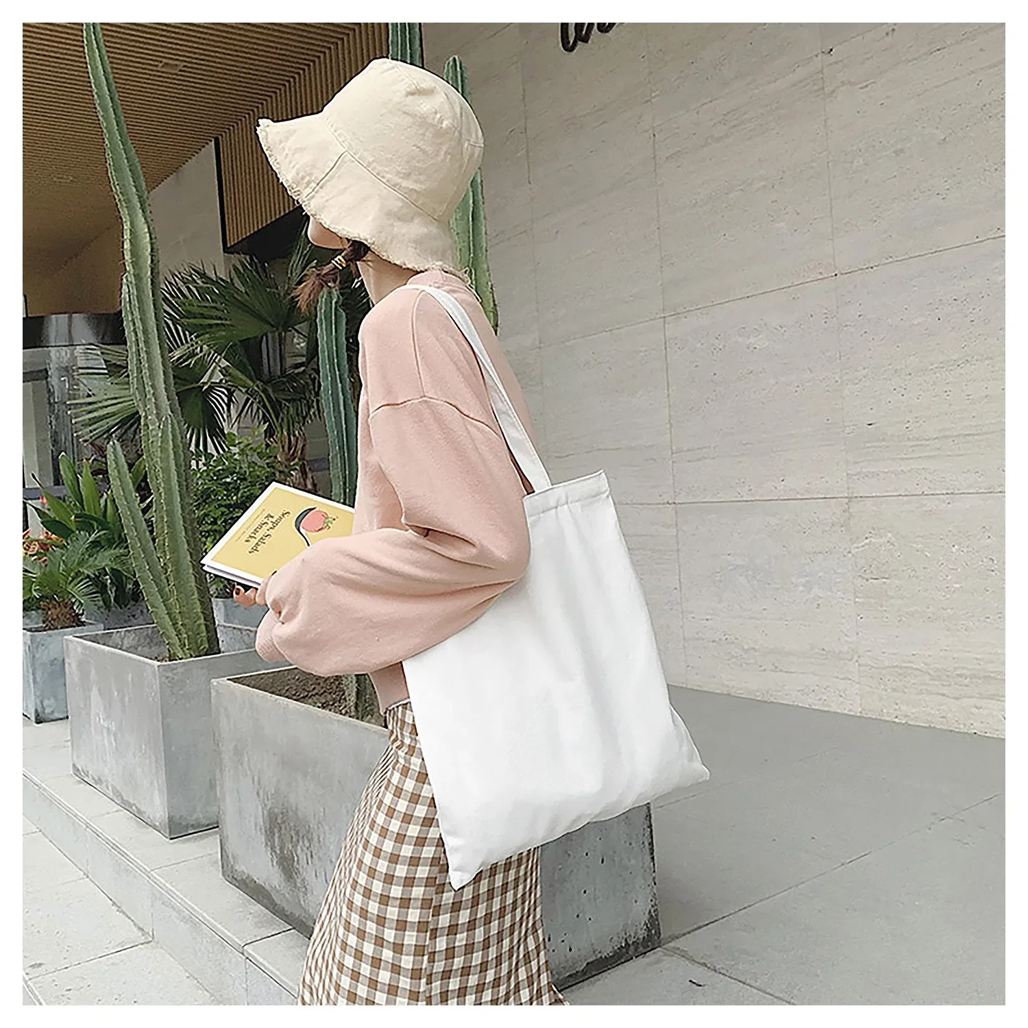 Customized DIY Canvas Shoulder Tote Bag 10 S17e3546bf7994bd3a02114e2c6da510bl