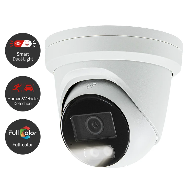 

OEM HIK DS-2CD2347G2H-LI(U) 4 MP 8MP Smart Hybrid Dual Light Colorvu Fixed Turret PoE IP Network Camera