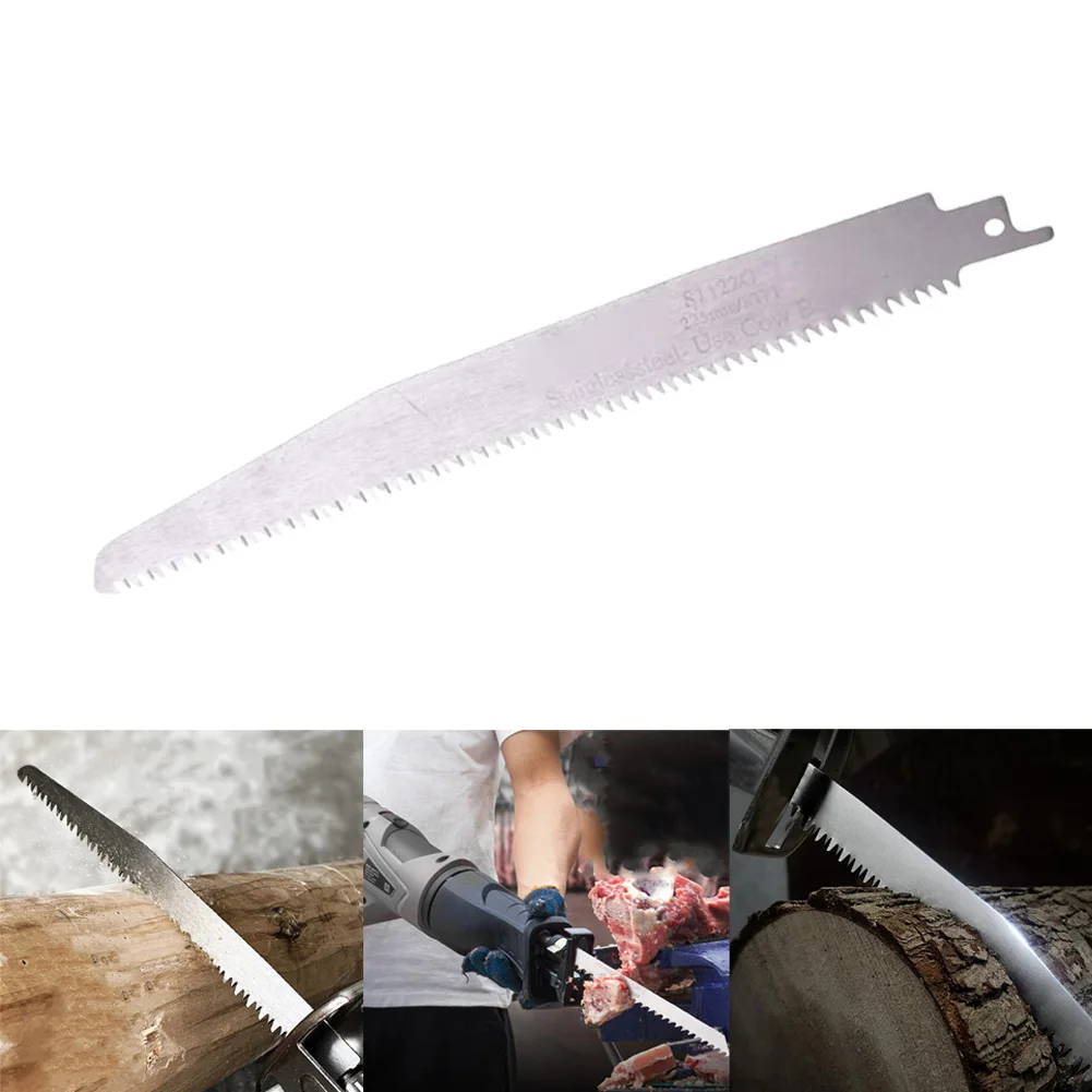 S1122C Reciprocating Saw Blade JigSaw Blade For Cutting Bone Meat Wood Metal Stainless Steel Blades Multi-tool 225mm
S1122C Reciprocating Saw Blade JigSaw Blade For Cutting Bone Meat Wood Metal Stainless Steel Blades Multi-tool 225mm