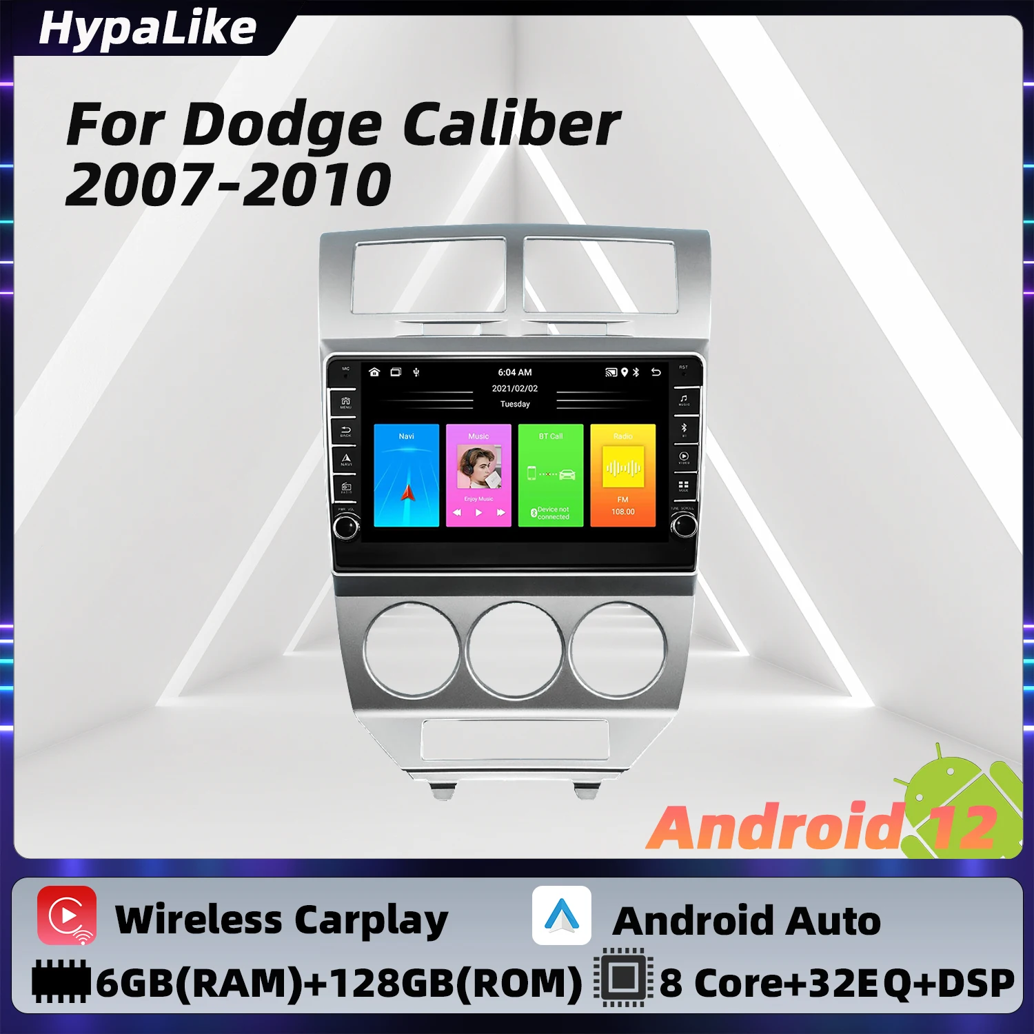 Автомагнитола 2 Din, Android, стерео для Dodge Caliber 2007-2010, экран 10,1 дюйма, Автомобильная Gps-навигация, мультимедийная аудиосистема, Авторадио
Автомагнитола 2 Din, Android, стерео для Dodge Caliber 2007-2010, экран 10,1 дюйма, Автомобильная Gps-навигация, мультимедийная аудиосистема, Авторадио