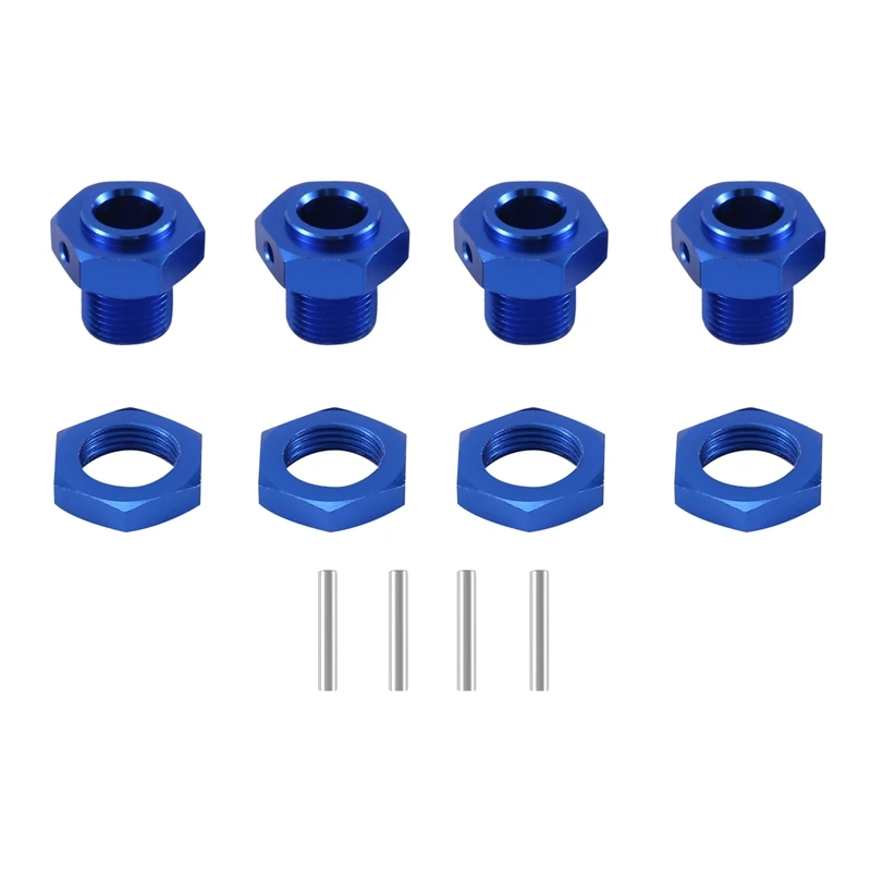 Metal 17Mm Wheel Hex Hub Adapter With Nut Accessories For Arrma 1/10 4S KRATON Outcast RC Car Upgrade Parts,Blue
Metal 17Mm Wheel Hex Hub Adapter With Nut Accessories For Arrma 1/10 4S KRATON Outcast RC Car Upgrade Parts,Blue