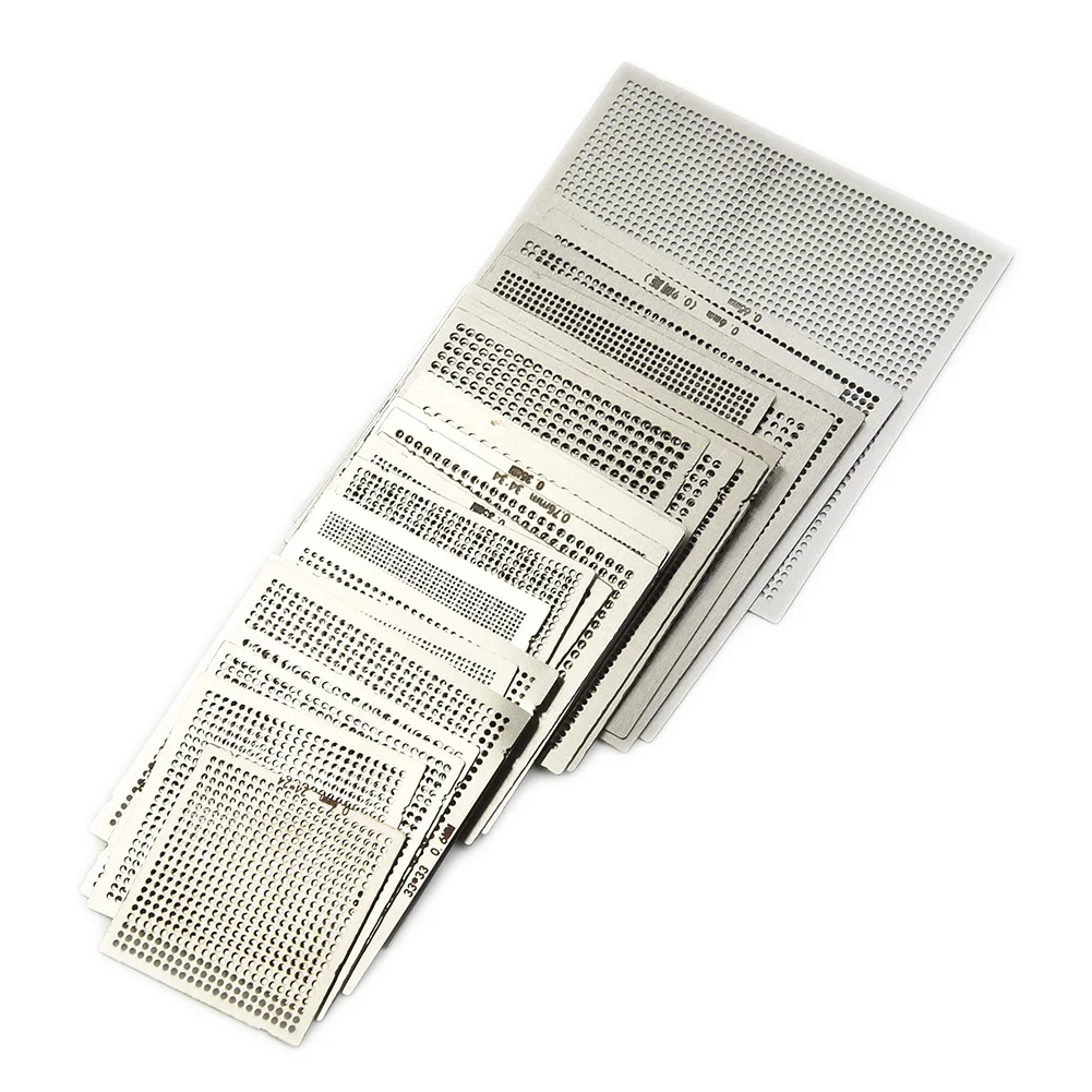 Set BGA Reballing Rework Net Pack Universal Stencil Heat Kit Replaces Reball Rework Steel Replacement Accessories
Set BGA Reballing Rework Net Pack Universal Stencil Heat Kit Replaces Reball Rework Steel Replacement Accessories