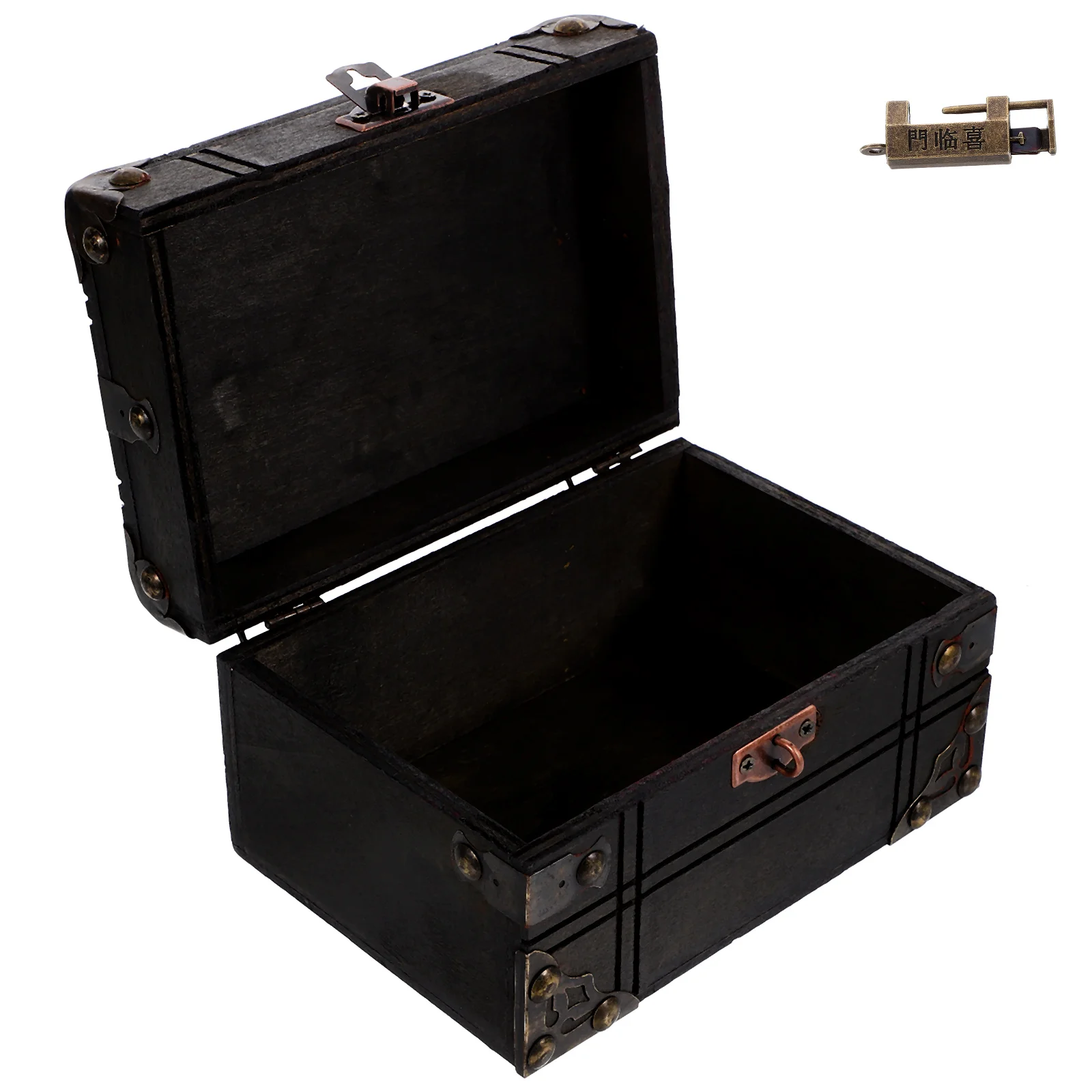 Vintage Storage Box Photo Prop Jewelry Boxes Treasure Chest Pirate Trinket Decorative Wood Candy Case
Vintage Storage Box Photo Prop Jewelry Boxes Treasure Chest Pirate Trinket Decorative Wood Candy Case
