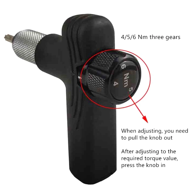 

Bicycle E-Bike Torque Ratchet Wrench MTB Road E-Bike Torque Wrench 4/5/6Nm Adjustment Repair Tools Cycling Accessories