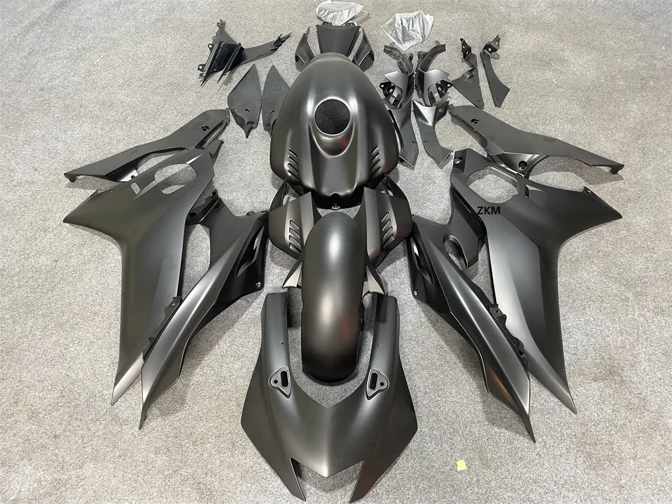

New ABS Whole Motorcycle Fairing Kit Fit Bodywork For YAMAHA YZF R6 2017 2018 2019 2020 17 18 19 20 Brilliantly Matte black