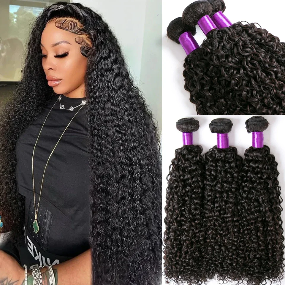 

Peruvian 8-40 Inch Kinky Curly Human Hair Bundles Remy Hair Deep Curly Water Hair Weave Bundle Raw Virgin Hair Extensions