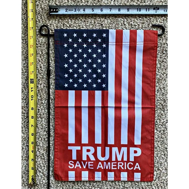 Садовый флаг Дональда Трампа, бесплатная доставка, сохраняющий Америку, Дон дезатис, США, Знак 12x18 дюймов yhx0280
Садовый флаг Дональда Трампа, бесплатная доставка, сохраняющий Америку, Дон дезатис, США, Знак 12x18 дюймов yhx0280