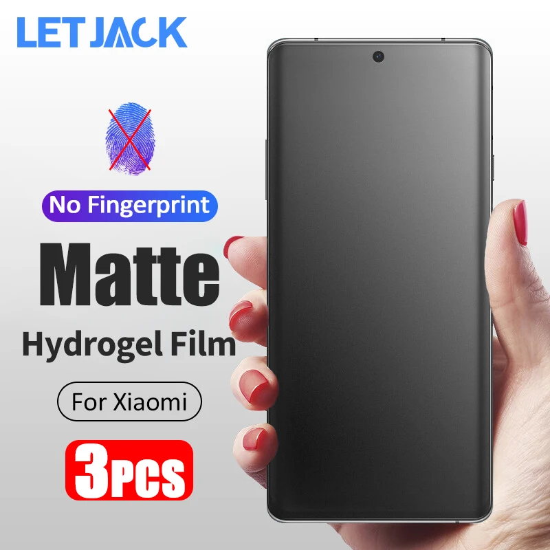 

1-3Pcs Full Curved Matte Hydrogel Film for Xiaomi 13 12 11 10 Ultra Lite Sceen Protector Mi 12T Poco F5 Pro Civi 3 2 Not Glass