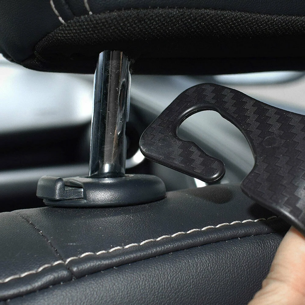 Storage Hook Back Seat Headrest Hook 2Pcs Auto Car Car Accessories Carbon Fiber Multi-purpose Durable And Practical
Storage Hook Back Seat Headrest Hook 2Pcs Auto Car Car Accessories Carbon Fiber Multi-purpose Durable And Practical