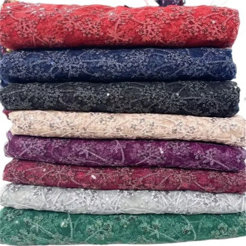 African Lace Fabric 2023 Green High Quality Nigerian French Small Sequence Lace Fabric for Wedding Party Dress Sewing
African Lace Fabric 2023 Green High Quality Nigerian French Small Sequence Lace Fabric for Wedding Party Dress Sewing