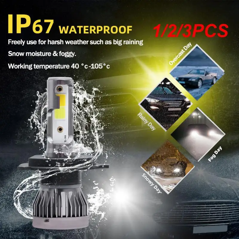 1/2/3 шт., мощная лампа 9003 HB2 120 Вт 6000 лм 
1/2/3 шт., мощная лампа 9003 HB2 120 Вт 6000 лм