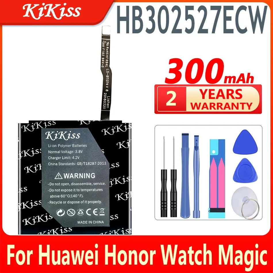 300mAh KiKiss Battery HB302527ECW For Huawei Honor Watch Magic GT Watch High Capacity Batteries
300mAh KiKiss Battery HB302527ECW For Huawei Honor Watch Magic GT Watch High Capacity Batteries