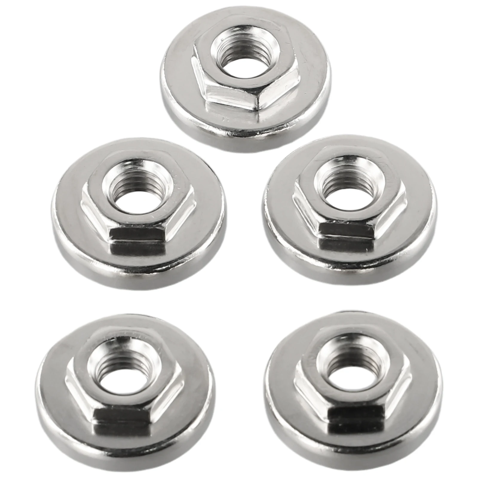 5Pcs Stainless Steel M10 Thread Replacement Angle Grinder Inner Outer Flange Nut Set Tools For 100 Type Angle Grinder
5Pcs Stainless Steel M10 Thread Replacement Angle Grinder Inner Outer Flange Nut Set Tools For 100 Type Angle Grinder