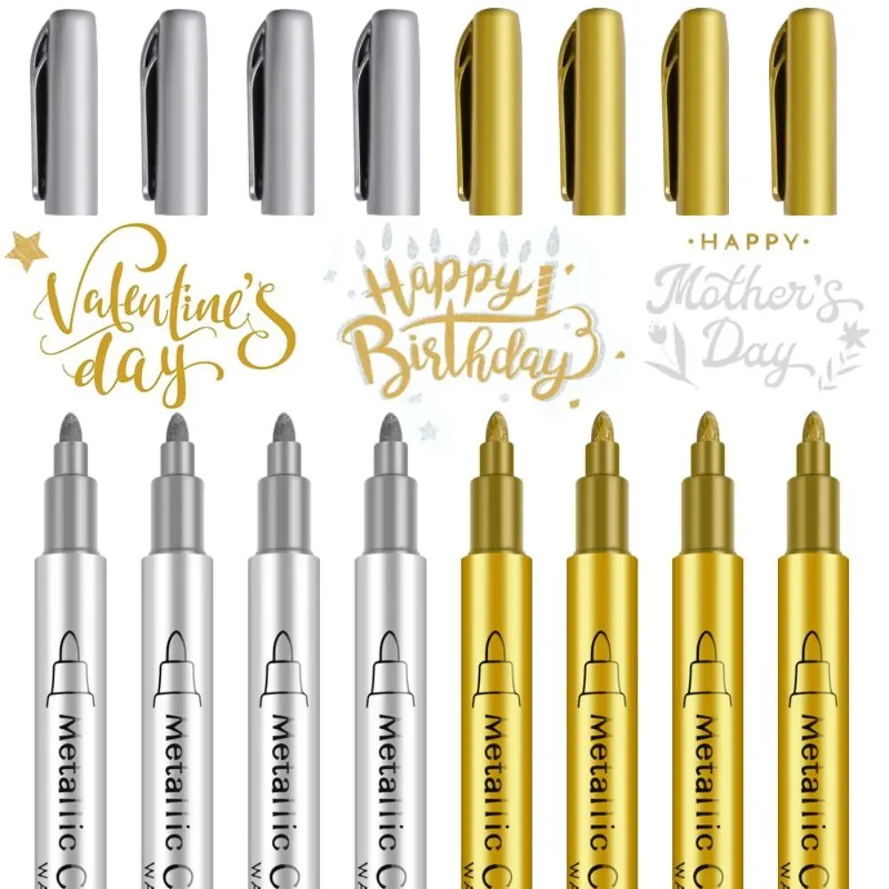 Ink Is Shiny Metallic Marker Pens Not Fade Waterproof Resin Mold Pen Permanent Persistent Paint Marker Pens Children Gift
Ink Is Shiny Metallic Marker Pens Not Fade Waterproof Resin Mold Pen Permanent Persistent Paint Marker Pens Children Gift
