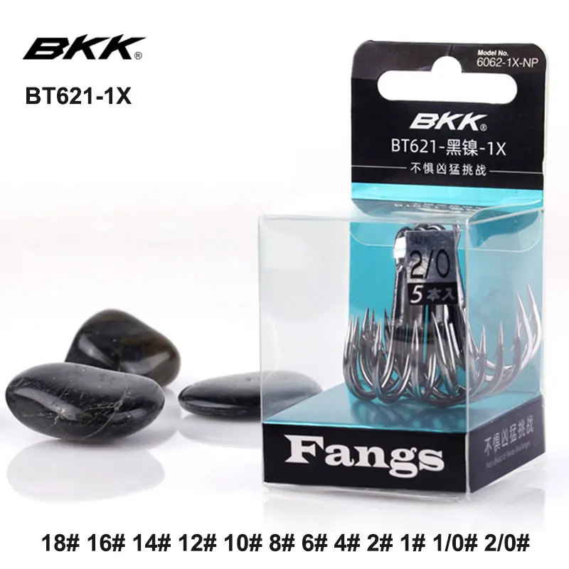 BKK BT621-SS-1X High Strength And Toughness Treble Hooks For Bass Sea Fishing Anchor Hard Lure Treble Hook Jigging Hook
BKK BT621-SS-1X High Strength And Toughness Treble Hooks For Bass Sea Fishing Anchor Hard Lure Treble Hook Jigging Hook