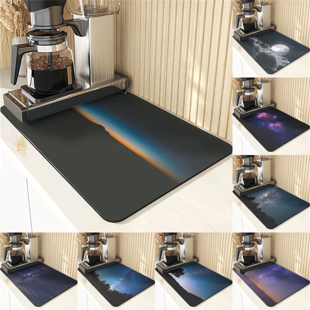 Night Sky Style Coffee Cup Mat Non-Slip Mat Coaster Tiny Spot Pattern Placemats For Table Mat Absorbent Drying Mat For Kitchen
Night Sky Style Coffee Cup Mat Non-Slip Mat Coaster Tiny Spot Pattern Placemats For Table Mat Absorbent Drying Mat For Kitchen