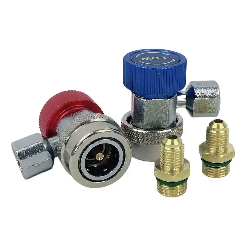 R134a Refrigerant Hose Adaptor Adjustable R134a Quick Coupler Adapter And Hose Fittings High And Low-Pressure Connectors For
R134a Refrigerant Hose Adaptor Adjustable R134a Quick Coupler Adapter And Hose Fittings High And Low-Pressure Connectors For
