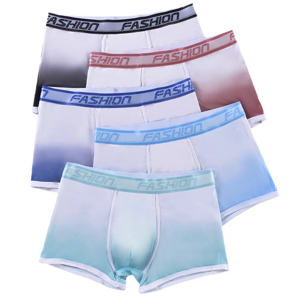 Gradient Comfy Men Underwear Ice Silk Bikini Bottom Homewear Breath Comfort Sexy Low Waist Boxer Briefs Lightweight Panties
Gradient Comfy Men Underwear Ice Silk Bikini Bottom Homewear Breath Comfort Sexy Low Waist Boxer Briefs Lightweight Panties