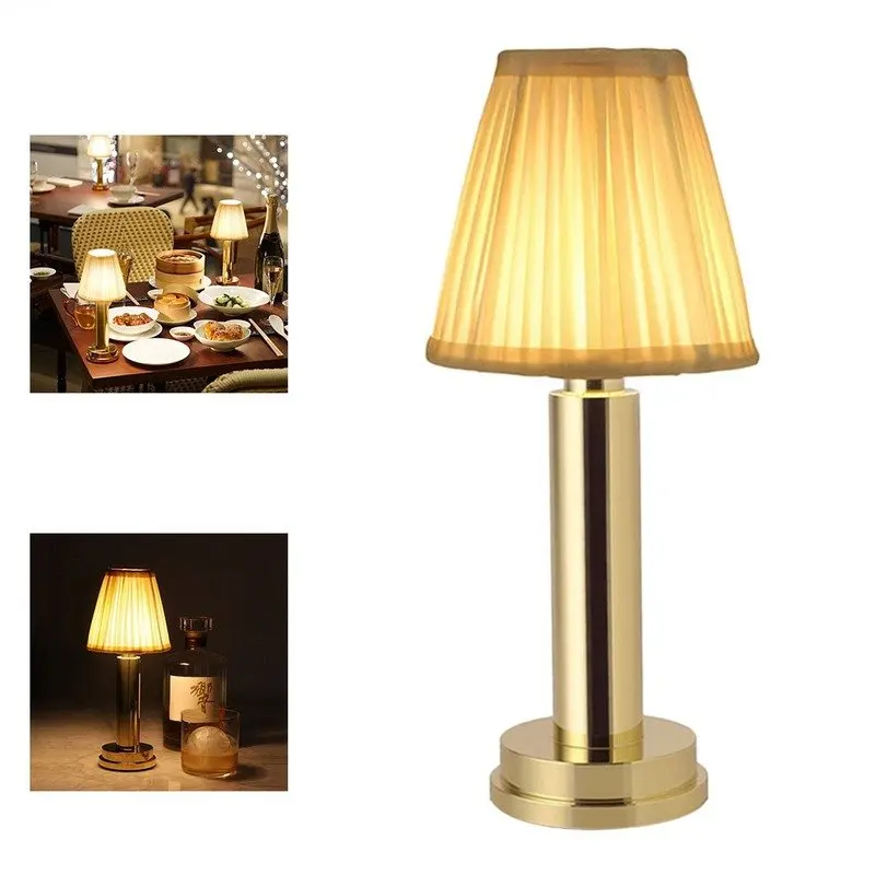 Retro fabric table lamp restaurant bar desk Light atmosphere light hotel banquet table lighting Silver/Gold Home Lamp
Retro fabric table lamp restaurant bar desk Light atmosphere light hotel banquet table lighting Silver/Gold Home Lamp