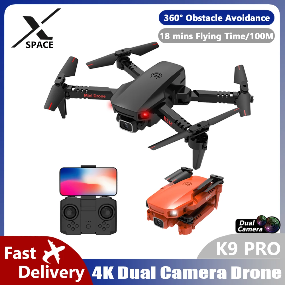 Квадрокоптер K9 Pro RC Z908 с камерой и широкоугольным оптическим потоком
Квадрокоптер K9 Pro RC Z908 с камерой и широкоугольным оптическим потоком