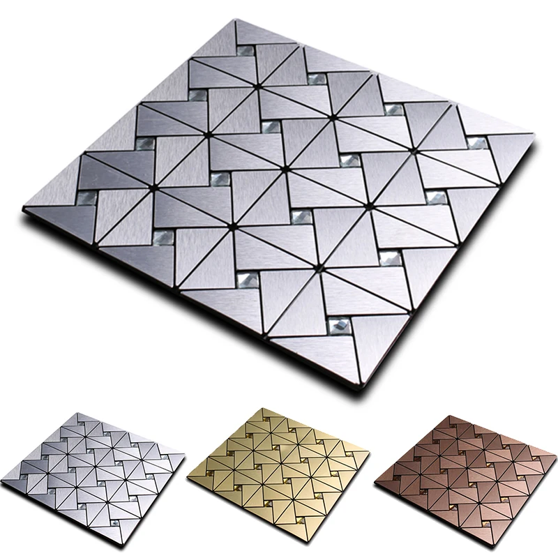 1pcs Mosaic Aluminum Backsplash 3 Colors Backdrop Wall Tile DIY Kitchen Tile Self Adhesive Home Office Restaurant Decor
1pcs Mosaic Aluminum Backsplash 3 Colors Backdrop Wall Tile DIY Kitchen Tile Self Adhesive Home Office Restaurant Decor