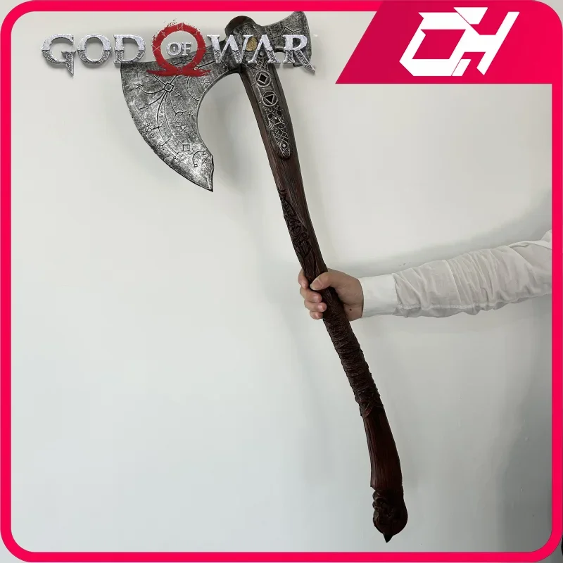 

God of War 93cm Leviathan Axe Kratos Weapon Model Pu Game God of War: Ragnarok Axe Weapon Cosplay Knife Katana Swords Boy Toys