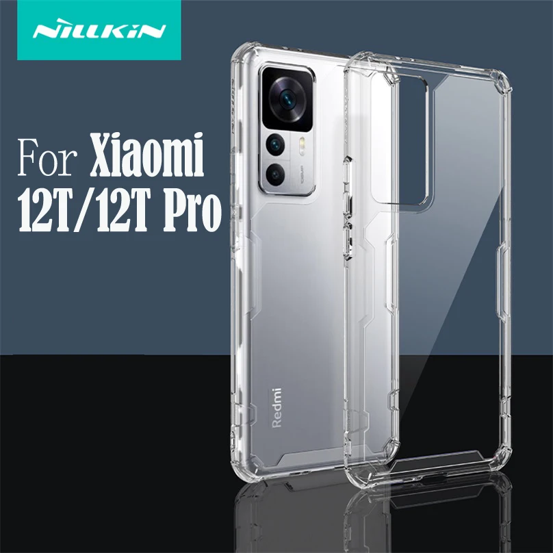 Nillkin For Xiaomi Mi 12T Pro Case Nature Pro Transparent Clear TPU Frame Strengthen Phone Protection Back Cover For Xiaomi 12T
Nillkin For Xiaomi Mi 12T Pro Case Nature Pro Transparent Clear TPU Frame Strengthen Phone Protection Back Cover For Xiaomi 12T