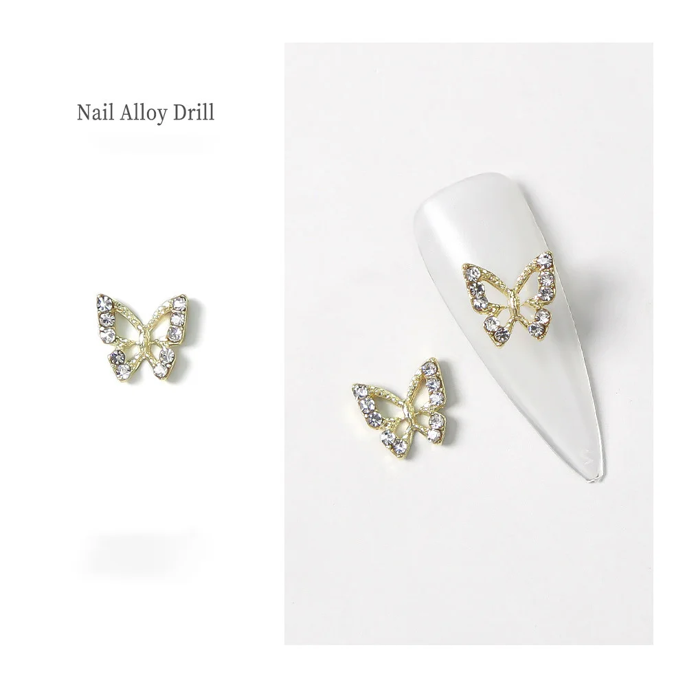 10Pcs Hollow Butterfly Nail Rhinestones 8*10mm Alloy Glitter Butterfly Nails Charms 3D Diamond Luxury Butterfly Nail Crystal
10Pcs Hollow Butterfly Nail Rhinestones 8*10mm Alloy Glitter Butterfly Nails Charms 3D Diamond Luxury Butterfly Nail Crystal