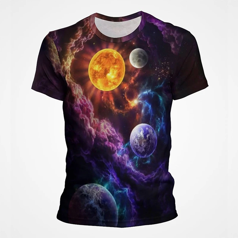Popular Fully Printed T-shirts with Space Universe Starry Pattern 3D Galaxy Milky Way Earth Graphic Men Tops Tees US Streetwear
Popular Fully Printed T-shirts with Space Universe Starry Pattern 3D Galaxy Milky Way Earth Graphic Men Tops Tees US Streetwear