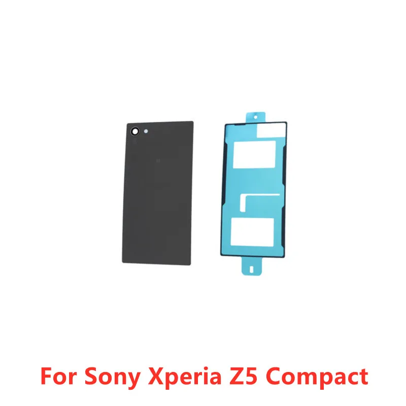 

For Sony Xperia Z5 Compact Mini E5803 E5823 Back Battery Cover Door Housing Rear Glass Case With Logo