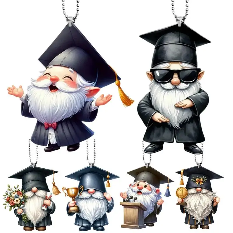 2024 Graduation Gnome Car Ornament 2D Dwarf Desktop Ornament Home Decoration Backpack Car Keychain Pendants Decor Accessories
2024 Graduation Gnome Car Ornament 2D Dwarf Desktop Ornament Home Decoration Backpack Car Keychain Pendants Decor Accessories