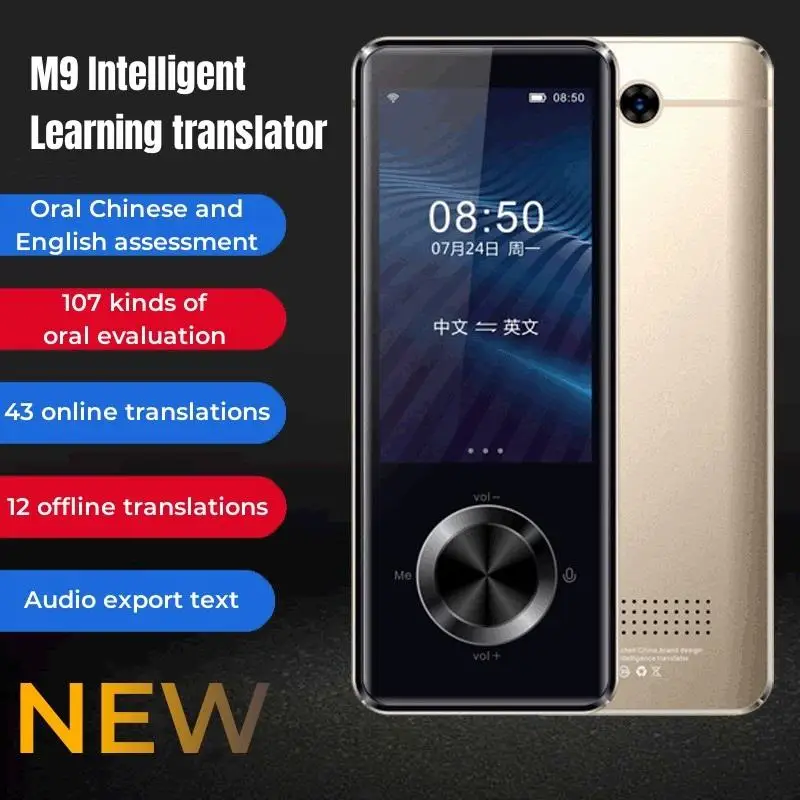 

M9 Translator Instant Voice Translator Portable 107 Language Translation Machine Smart Translator Supports 12 Offline Langues