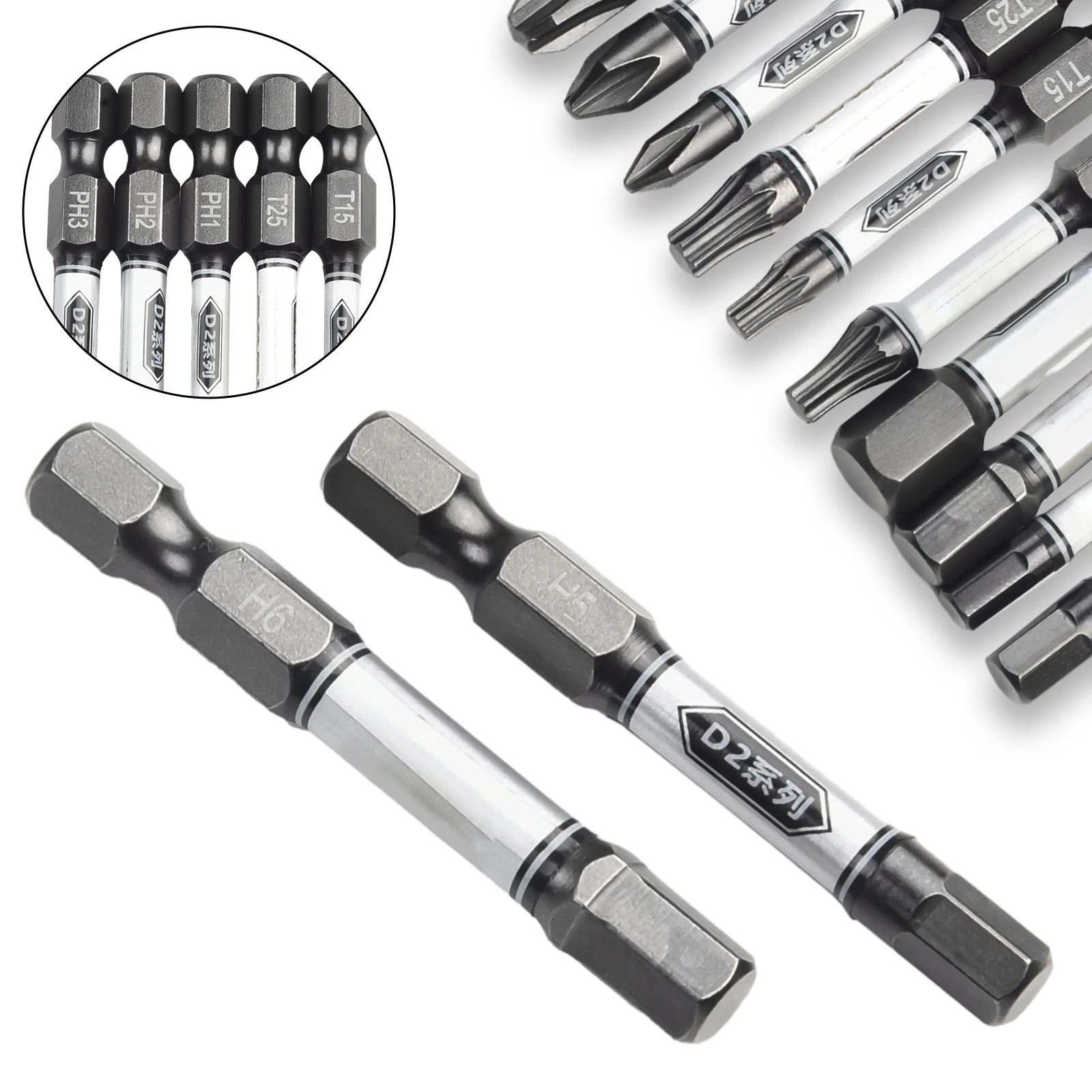 Efficient and Precise Screwdriving with 10pcs Magnetic Screwdriver Bits Universal 1/4 inch Hex Shanks Reliable and Sturdy
Efficient and Precise Screwdriving with 10pcs Magnetic Screwdriver Bits Universal 1/4 inch Hex Shanks Reliable and Sturdy