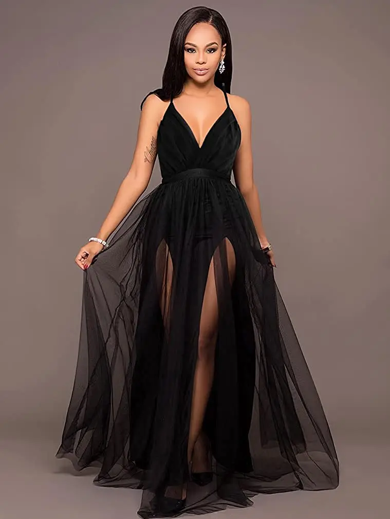Women's Sexy Deep V Neck Split Cocktail Party Formal Bridesmaid Maxi Dress
Women's Sexy Deep V Neck Split Cocktail Party Formal Bridesmaid Maxi Dress