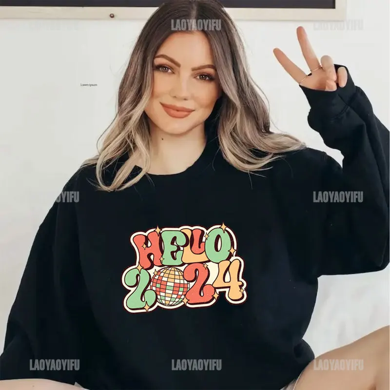 The Ball Diops Fashion Printing Sweatshirt 2024 Happy New Yaer Hoodie Hello 2024 Hip-hop Round Neck Women Pullover 2024 Senior
The Ball Diops Fashion Printing Sweatshirt 2024 Happy New Yaer Hoodie Hello 2024 Hip-hop Round Neck Women Pullover 2024 Senior