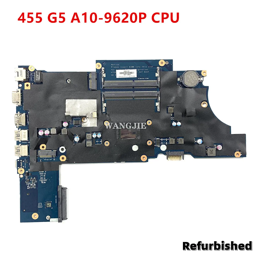 Восстановленная материнская плата для ноутбука HP ProbooK 455 G5 с процессором A10-9620P
Восстановленная материнская плата для ноутбука HP ProbooK 455 G5 с процессором A10-9620P