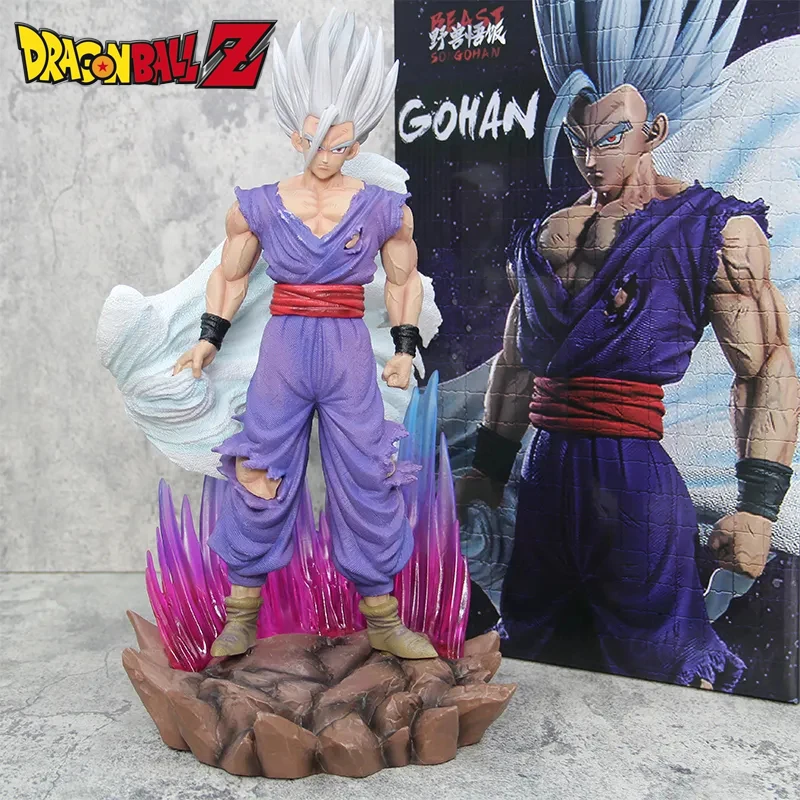 35cm Dragon Ball Z White God Berst Cloak Son Gohan GK Figure PVC LED Statue Action Figurine Model Collection Doll Toys Kids Gift 
35cm Dragon Ball Z White God Berst Cloak Son Gohan GK Figure PVC LED Statue Action Figurine Model Collection Doll Toys Kids Gift
