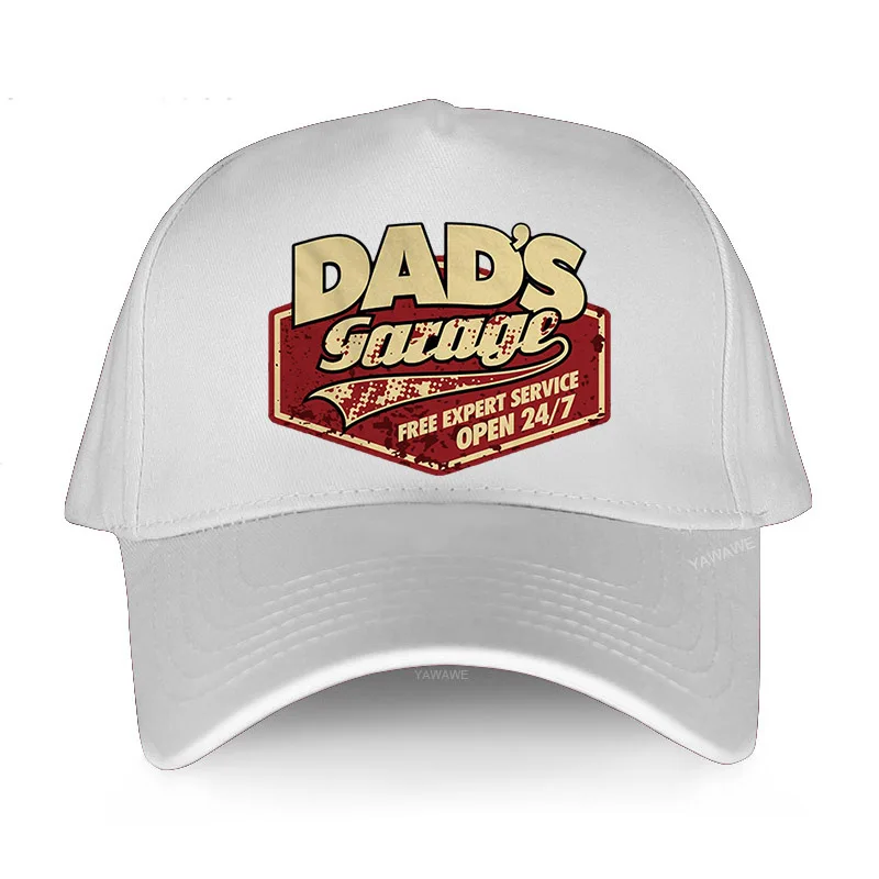 

Baseball caps men's original brand short visor hat DAD'S GARAGE FREE EXPERT SERVICE OPEN Unisex Snapback hats luxury Women's cap