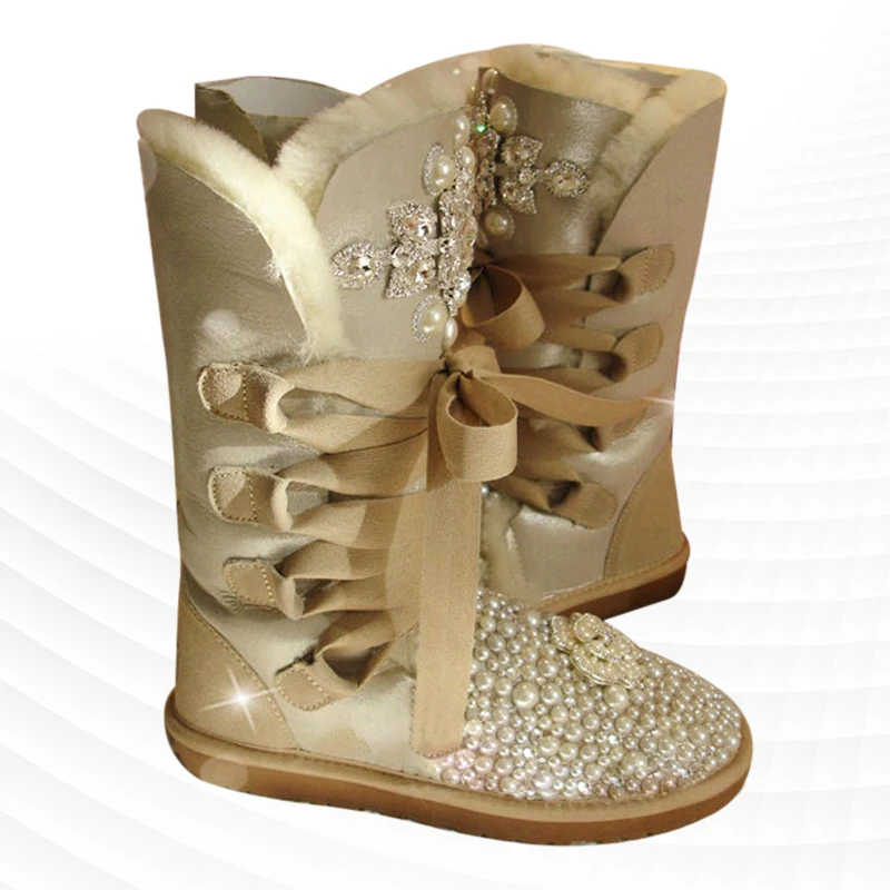 Fashion luxury rhinestone lace-up snow boots thickened warm non-slip little 100 women wind cotton shoes women
Fashion luxury rhinestone lace-up snow boots thickened warm non-slip little 100 women wind cotton shoes women