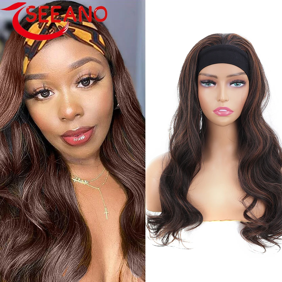 Generic C Women's Headband S Brown Mixed Blonde Long Straight Hair Jumia Nigeria