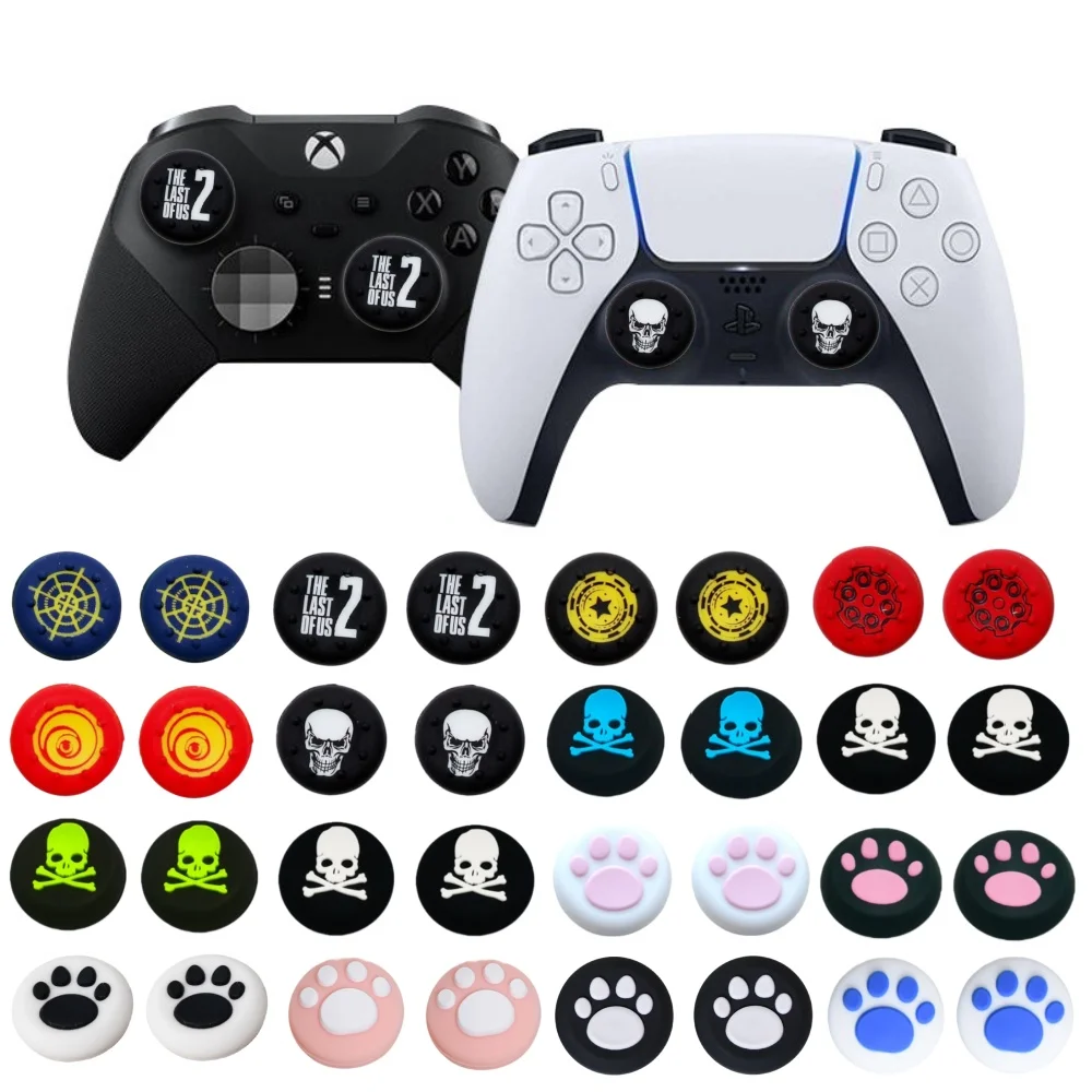 

Cap For Playstation 5 PS5/PS5 Slim PS4 XBOX Series X/S XBOX ONES 360 Elite E Controller Universal ThumbStick Grip Caps Cover