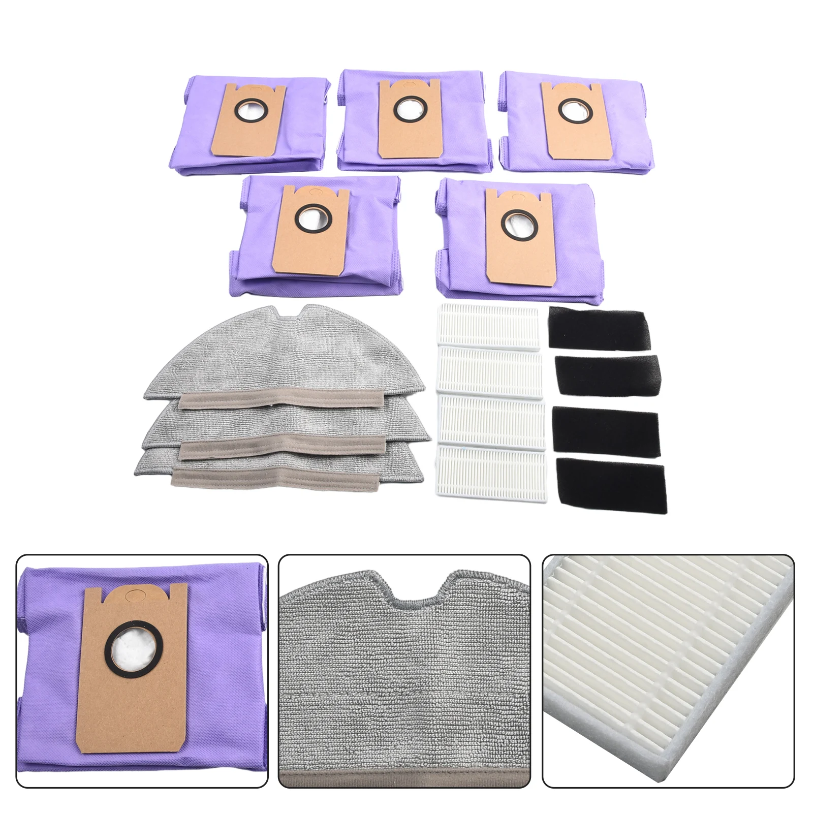 Durable Mopping Cloth Filter Kit Household Cleaning Tool Sweeper Accessories 12pcs/set Dust Bag For L35 Hybrid+
Durable Mopping Cloth Filter Kit Household Cleaning Tool Sweeper Accessories 12pcs/set Dust Bag For L35 Hybrid+