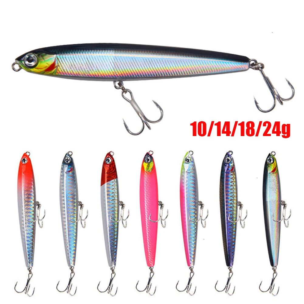 Pencil Sinking Fishing Lure Weights 10-24g Bass Fishing Tackle Carp Lures Pesca Accessories Saltwater Fish Bait Isca Artificial
Pencil Sinking Fishing Lure Weights 10-24g Bass Fishing Tackle Carp Lures Pesca Accessories Saltwater Fish Bait Isca Artificial