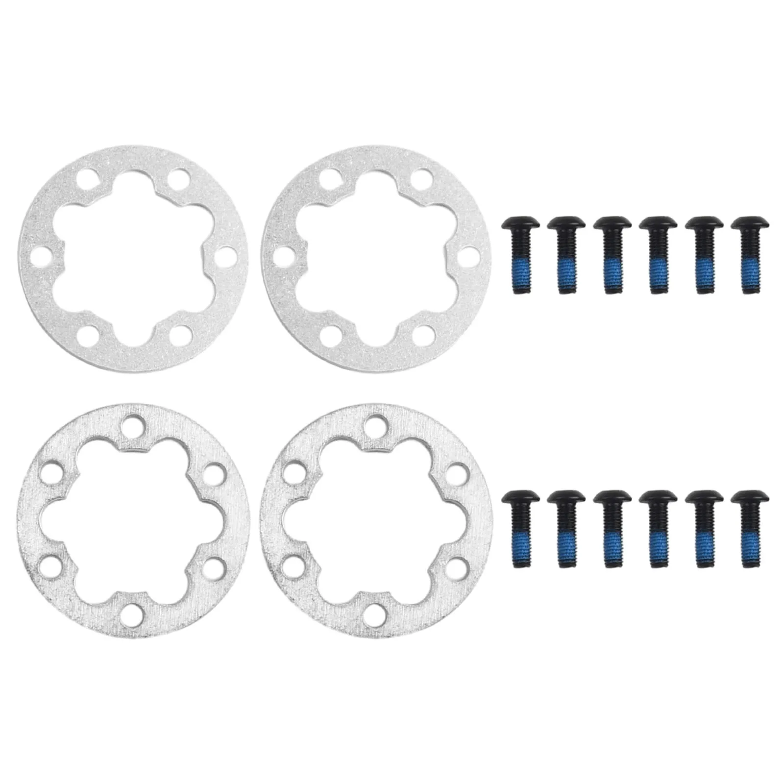Efficient Protection 4PCS EBike Bike Electric Scooter Brake Gasket Spacer 6 Holes Disc Washer 25mm for Long Lasting Durability
Efficient Protection 4PCS EBike Bike Electric Scooter Brake Gasket Spacer 6 Holes Disc Washer 25mm for Long Lasting Durability