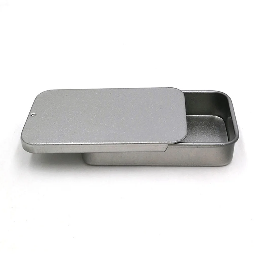 

18pcs Metal Tin Boxes Rectangular Empty Tinplate Containers with Lids for Gift Craft Storage