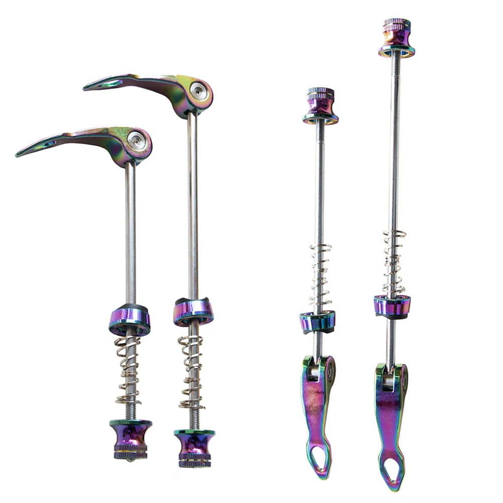 1 Pair Bicycle MTB Road Wheel Quick Release Skewers Set Locking Security Bike Skewers 130mm 135mm Front And Rear Skewer Set
1 Pair Bicycle MTB Road Wheel Quick Release Skewers Set Locking Security Bike Skewers 130mm 135mm Front And Rear Skewer Set