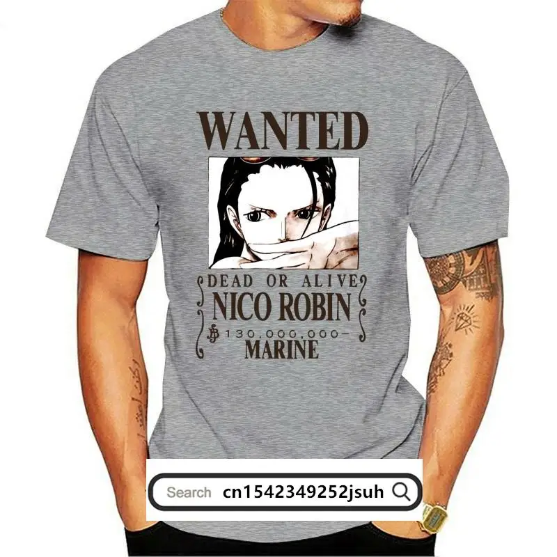 New One piece wanted Nico Robin Short Sleeve White T Shirt Men Women S-3XL loose Plus Size Tee Shirt
New One piece wanted Nico Robin Short Sleeve White T Shirt Men Women S-3XL loose Plus Size Tee Shirt